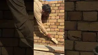 Brick masonry steps for wall construction