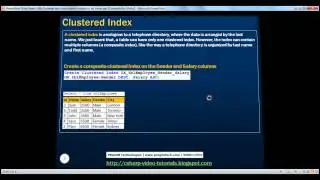 36  Clustered and nonclustered indexes in sql server