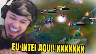 TITAN MOSTROU A HORA QUE ELE ACHOU QUE IA PERDER O GAME CONTRA A R7 E JOGOU INHOUSE DE KALISTA
