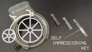 Self impressioning key for Anchor Lås No 130 🚲