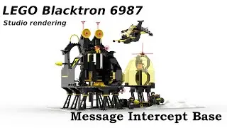 LEGO® Blacktron 6987 Message Intercept Base 