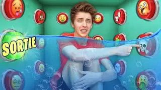 100 Boutons Mystères Sous l'EAU Mais 1 SEUL Qui Te Sauvera !!