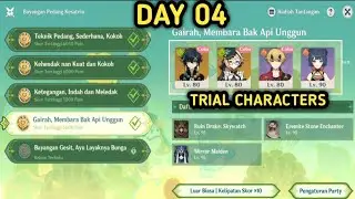 (Day 4) Bayangan Pedang Kesatria Stage 4 feat Kinich Emilie Thoma | Genshin Impact 5.1 Event