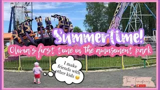 A DAY IN AN AMUSEMENT PARK | OLIVIA IS MAKING FRIENDS ☺️ | The Timofeevs