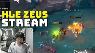 HLE Zeus Stream Jayce Dominate Rank 1 Sion