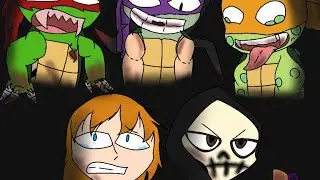 TMNT but if it was a horror movie - speed paint -