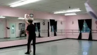 Pas de deux rehearsal Kalamazoo Ballet Pointe