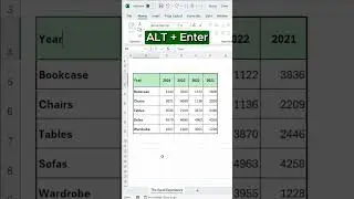 Split Cell Diagonally in Excel #excel #pc #laptop #computer #windows @viral  #reels #shorts