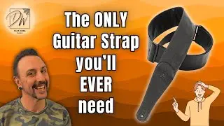 The BEST Leather Guitar Strap - Long And Comfy