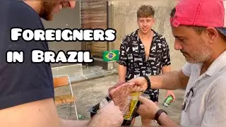AMERICANS, FRENCH, and ARABS on living in BRAZIL and BRAZILIAN BBQ (churrasco)