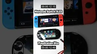 PS Vita vs Nintendo Switch OLED - Boot up Speed Comparison! 