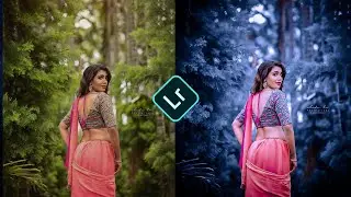Lightroom blue tone effect photo editing || lightroom photo editing tutorial