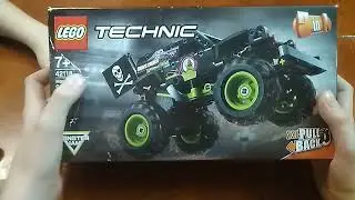 Распаковки: Подарки на Новый Год - Lego Technic 42118 Grave Digger
