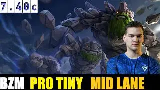 🤯 BZM [TINY] MID 7.40c - DOTA 2 HIGHEST MMR MATCH