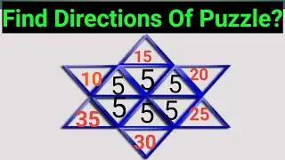 Tricks to Find the direction of Puzzle Number | Puzzle Math Question