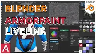 Blender аддон Armorpaint livelink
