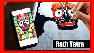 how to draw God jagannath step by step for beginners with very easy way