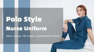 Polo Style Nurse Scrubs | FUYI Scrubs