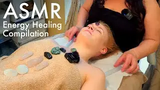 Crystal healing and massage compilation to cleanse chakras ASMR (Unintentional ASMR)