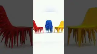 Футуристические стулья #мебельнаязвезда