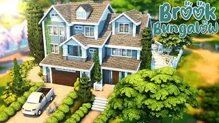 Rebuilding Willow Creek  || SAVE FILE  || Brook Bungalow || The Sims 4  Speed Build - NO CC