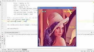 8. Handle Mouse Events in OpenCV Python