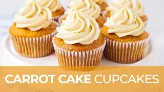 Step-by-Step Carrot Cake Cupcakes