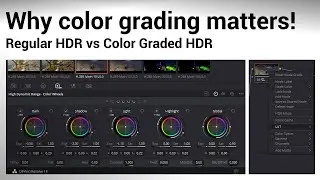 HDR vs SDR comparison | HDR to SDR with color grading
