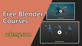 Top 3 Free Blender Courses for beginners on Udemy  | Character Modeling Animation | Being Animator