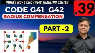 TOOL NOSE RADIUS COMPENSATION CODE G41 G42 FOR ACCURACY (PART 2)