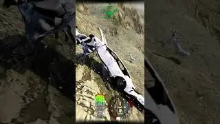 mercedes gt63 Conquers a City/Mud Off-Road Track in BeamNG #short #shorts