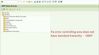 Fix error controlling area does not have standard hierarchy