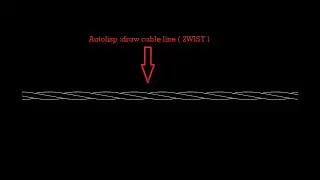 Auto lisp for making assembly drawings of electronic cables using twisted pairs of wires in AutoCAD