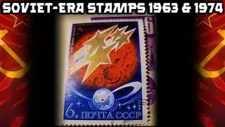 Soviet-era stamps from 1963 & 1974 