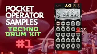 POCKET OPERATOR KO-33 Techno Drum Kit #1 Sample