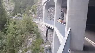 Kelionė: Šveicarija, Via Mala (Viamala), kanjonas ir upė