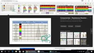 Resistencias Colores Hoja de cálculo para ejercicios EEE FPB2