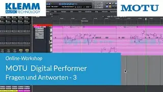 MOTU Digital Performer - Fragen und Antworten 3