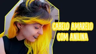 CABELO AMARELO COM ANILINA