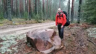 УНЖЛАГ. Старые лежнёвки. ОЛП 19 и 8. ПОКИНУТЫЕ посёлки Красный и Плоска. Старые лыжи и лесные камни.