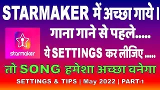 Starmaker Sound Settings Before Recording/Singing | How To Sing Better On Starmaker Part-1