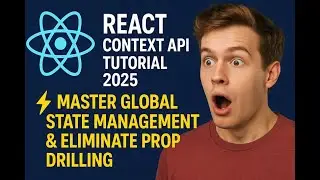 React Context API Tutorial 2025 ⚡ Master Global State Management & Eliminate Prop Drilling
