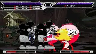KOF MUGEN Tag Suicide Maose 2X vs Panty By Shimmering Brony