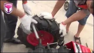 installation of walking tractor