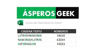 01. ¿Cómo extraer los números de una cadena de texto en excel? | Tips en Excel 1