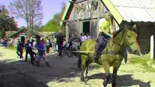 Horse vs five men  anaglyph