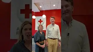 Governor Glenn Youngkin and First Lady Susanne Youngkin donate blood to support @redcross