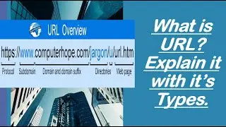What is URL and Types of URL | Components of URL | Technical Tutorials And Facts | 
