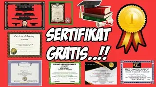 Cara bikin Sertifikat GRATIS || Canva