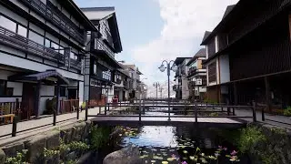 Ginzan Spa - It's not real, it's graphics. Don't fool anyone:)